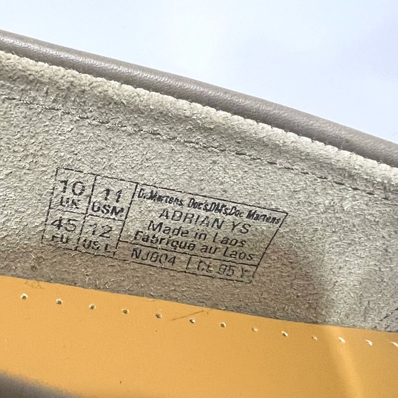 Dr. Martens Men’s Adrian YS Leather Tassel Loafer in Olive Green New - Picture 15 of 16